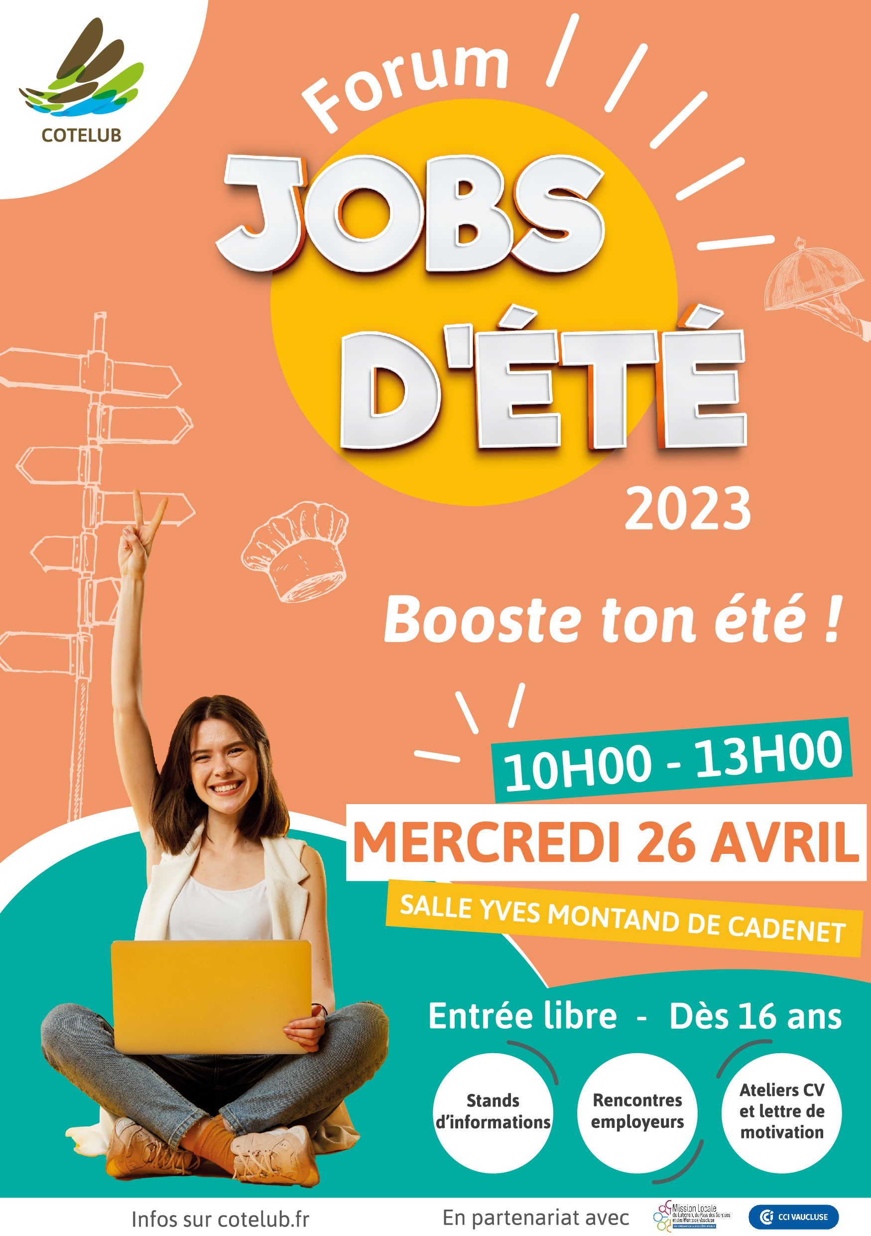Affiche Jobs dété web A5